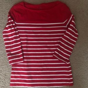 Red and white striped